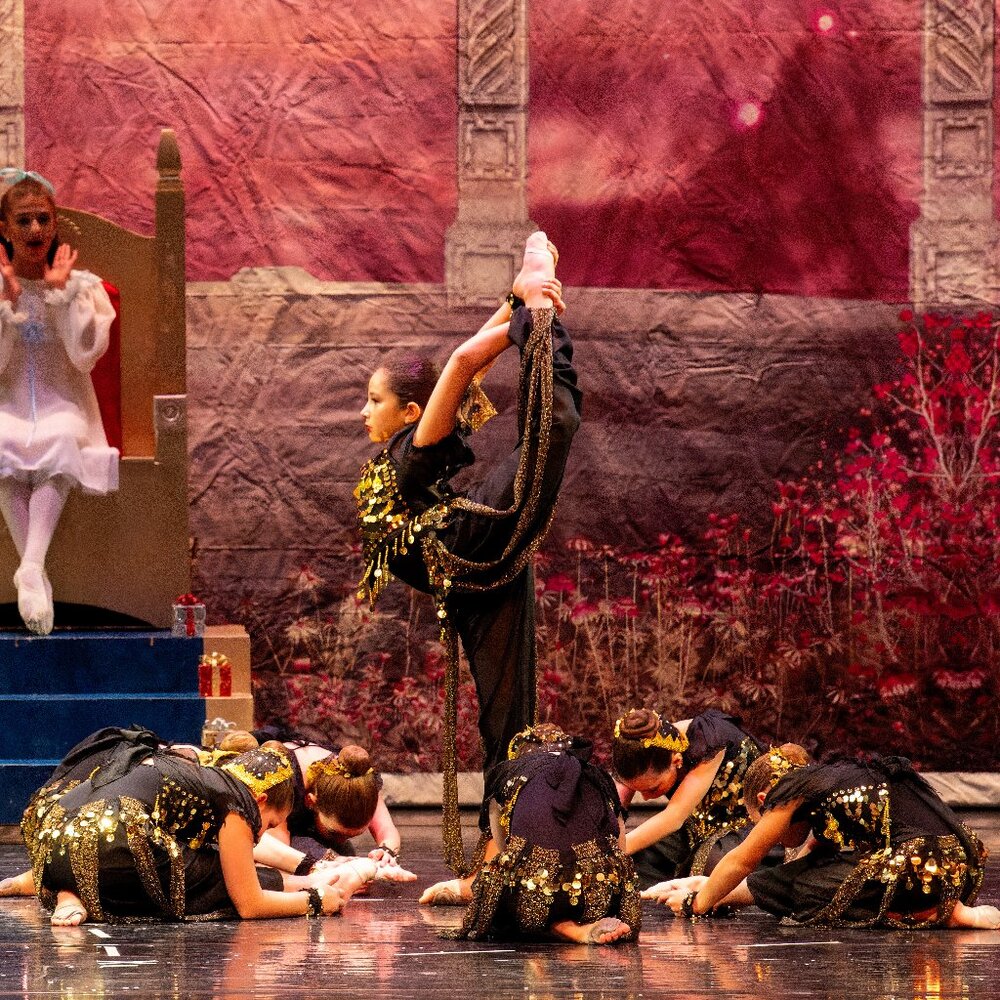 Black and gold arabian nutcracker costume